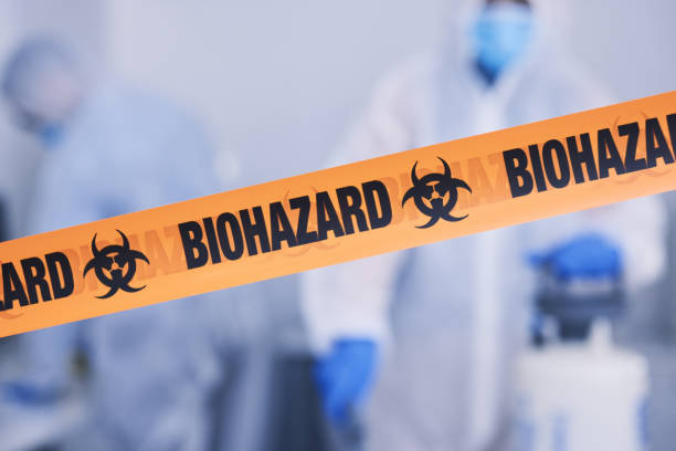 Professional Biohazard Cleanup technician working in Smithfield, NE